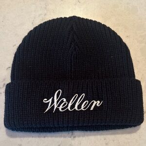 Weller Black Knit Beanie